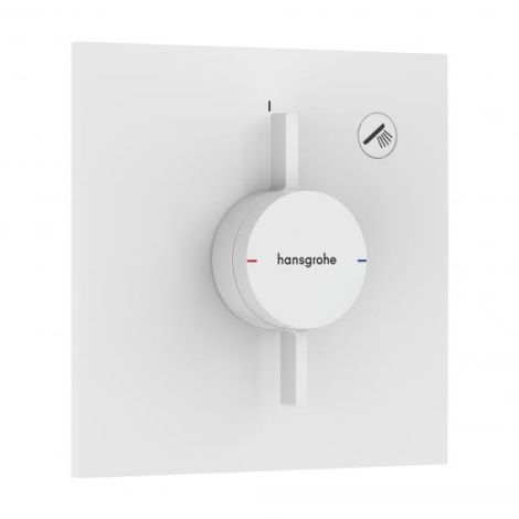 - HANSGROHE DuoTurn E Bateria z mieszaczem, podtynkowa do 1 odbiornika biały mat 75617700 - 75617700 - Łazienki Szydłowski