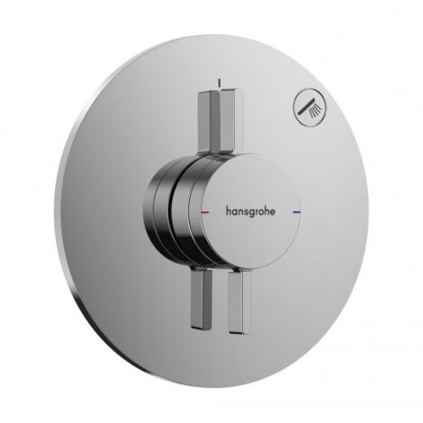 - HANSGROHE DuoTurn S Bateria z mieszaczem, podtynkowa do 1 odbiornika chrom 75618000 - 75618000 - Łazienki Szydłowski