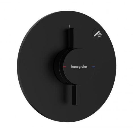 - HANSGROHE DuoTurn S Bateria z mieszaczem, podtynkowa do 1 odbiornika czarny mat 75618670 - 75618670 - Łazienki Szydłowski