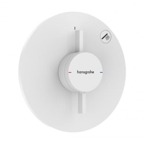 - HANSGROHE DuoTurn S Bateria z mieszaczem, podtynkowa do 1 odbiornika biały mat 75618700 - 75618700 - Łazienki Szydłowski