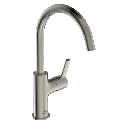 - Ideal Standard Joy bateria umywalkowa wysoka z ruchoma wylewką, silver storm BC778GN - BC778GN - Łazienki Szydłowski