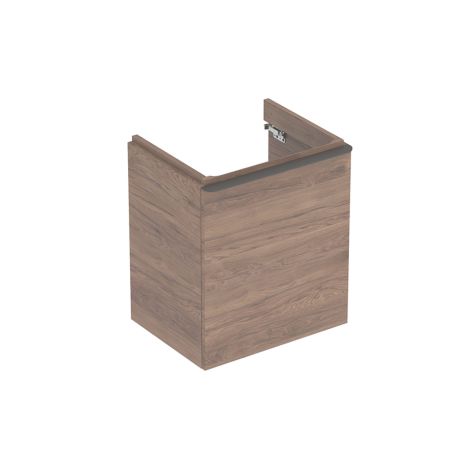 - GEBERIT Smyle Square Szafka pod umywalkę 53,6 x 43,3 cm kolor orzech włoski hickory 500365JR1 - 500.365.JR.1 - Łazienki Szydłowski