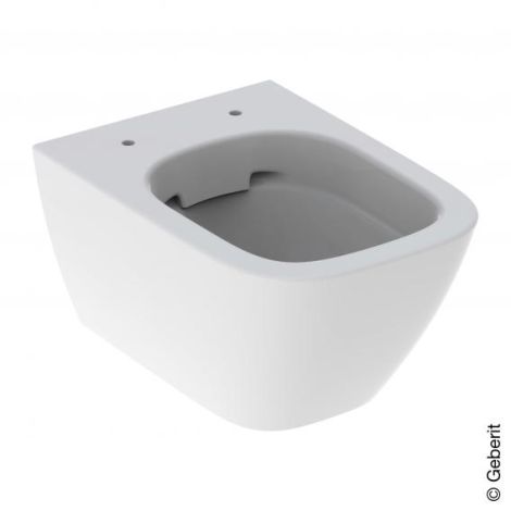 GEBERIT Smyle Square Wisząca miska WC, lejowa, 35x49cm,  Rimfree, biały połusk z powłoką KeraTect 500379018 500.379.01.8 od 