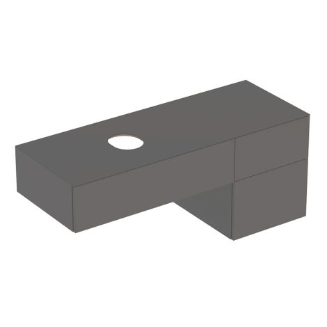 GEBERIT Variform Szafka pod umywalkę stawianą na blat 135x51 cm kolor lava z powłoką melaminową 501190001 501.190.00.1 od 