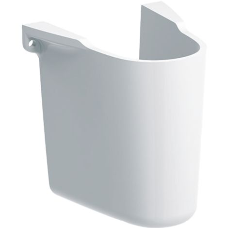 GEBERIT Selnova Półpostument, 27,5x28,5 cm biały połysk 500329017 500.329.01.7 od 