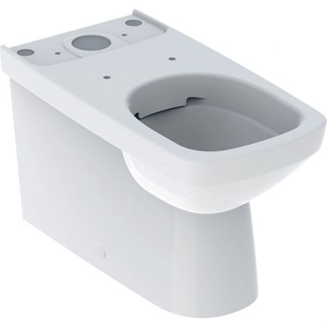 GEBERIT Selnova Square miska WC kompaktowa bez kołnierza odpływ uniwersalny biały połysk 500489017 500.489.01.7 od 