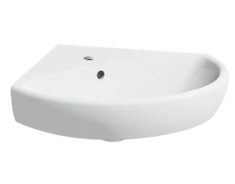 GEBERIT Selnova Umywalka kompaktowa narożna, 59x56 cm biały połysk 501050005 501.050.00.5 od 