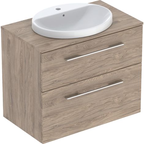  - GEBERIT Selnova Square Zestaw łazienkowy orzech włoski hickory 502874001 - 502.874.00.1 - Łazienki Szydłowski