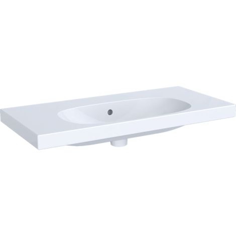 - GEBERIT Acanto Umywalka, 90x42,2cm biała z powłoką KeraTect 500634018 - 500.634.01.8 - Łazienki Szydłowski
