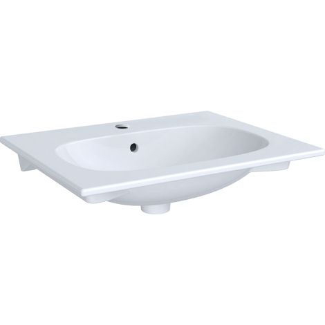- GEBERIT Acanto Umywalka meblowa 60 x 48 cm biała z powłoką KeraTect 500640018 - 500.640.01.8 - Łazienki Szydłowski