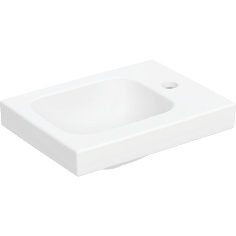 - GEBERIT iCon Light mała umywalka 38 x 28 cm biały mat 501830JT1 - 501.830.JT.1 - Łazienki Szydłowski