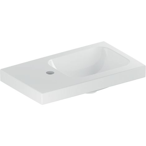 GEBERIT iCon Light Umywalka 53 x 31 cm, bez przelewu biała z powłoką KeraTect 501833002 501.833.00.2 od 