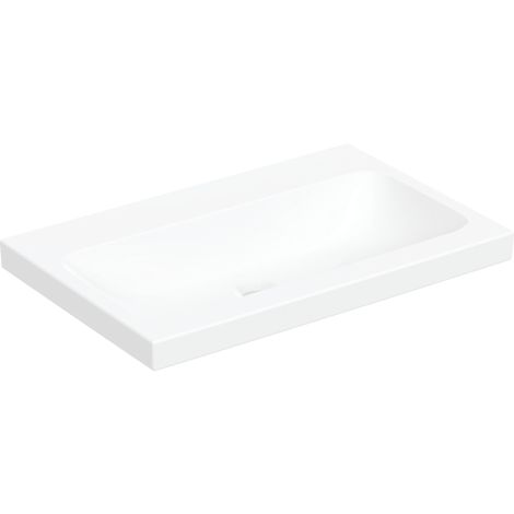 GEBERIT iCon Light Umywalka stawiana na blat 75cm, biały połysk z KeraTect 501848008 501.848.00.8 od 