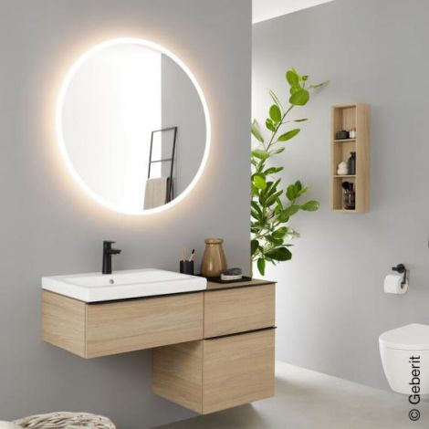 GEBERIT Option Round Podświetlane lustro, D50 cm 502796001 502.796.00.1 od 