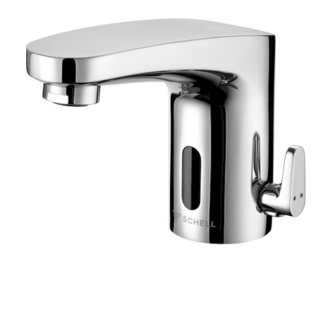 SCHELL MODUS Trend E HD-M Elektroniczna armatura umywalkowa z zasilaczem sieciowym 6V chrom 021710699 021710699 od 