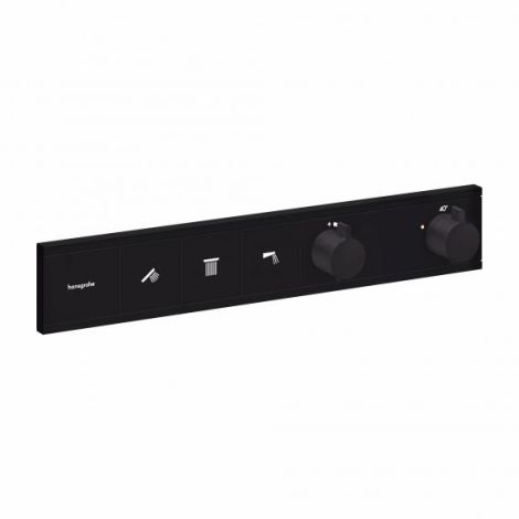 Hansgrohe RainSelect Bateria termostatyczna do 3 odbiorników, czarny mat 15381670 15381670 od 