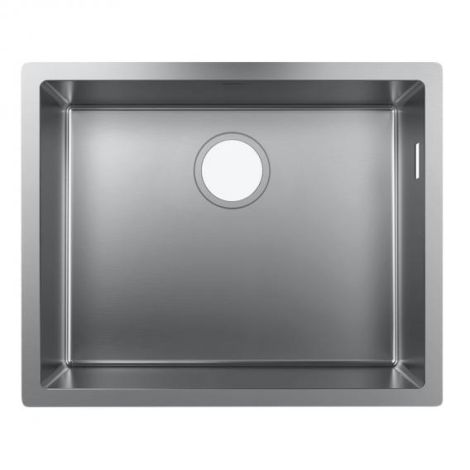  - HANSGROHE S71 zlewozmywak 50 x 40 cm, podblatowy kolor wykończenia stal szlachetna 43427800 - 43427800 - Łazienki Szydłowski