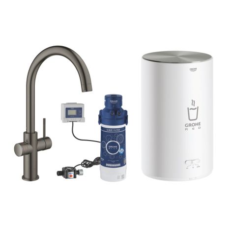 GROHE-Red Duo Wylewka i bojler w rozmiarze M kolor grafit szczotkowany 30083AL1 30083AL1 od 