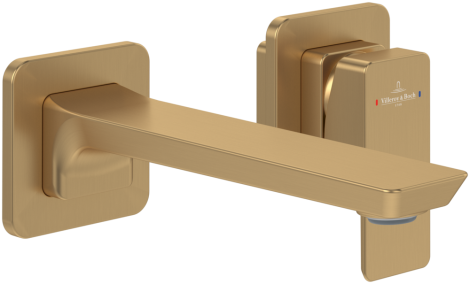 - Villeroy&Boch Subway 3.0 bateria umywalkowa brushed gold TVW11200700076 - TVW11200700076 - Łazienki Szydłowski