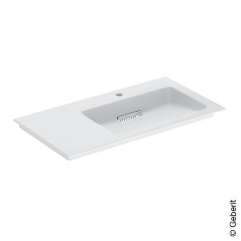 Geberit ONE umywalka meblowa 90x48 cm biały połysk z powłoką KeraTect 505009001 505.009.00.1 od 