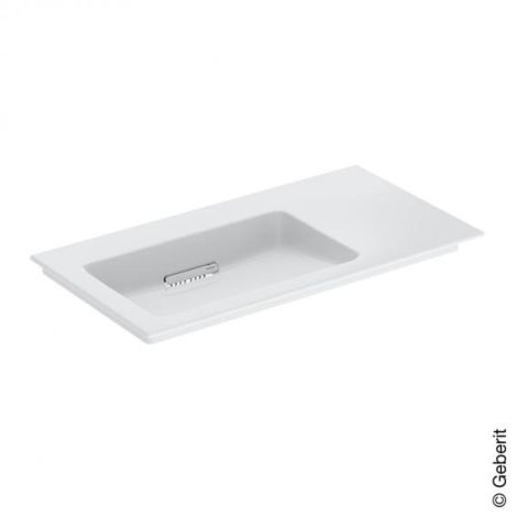 Geberit ONE umywalka meblowa z półką 90x48 cm biały połysk z powłoką KeraTect 505008001 505.008.00.1 od 