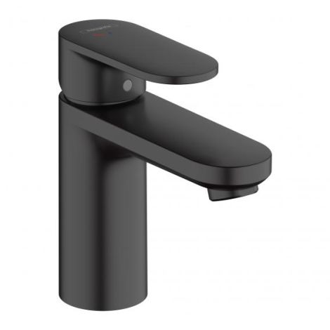 - HANSGROHE VERNIS Blend bateria umywalkowa 100 CoolStart z zestawem odpływowym z cięgnem, czarny mat 71585670 - 71585670 - Łazienki Szydłowski