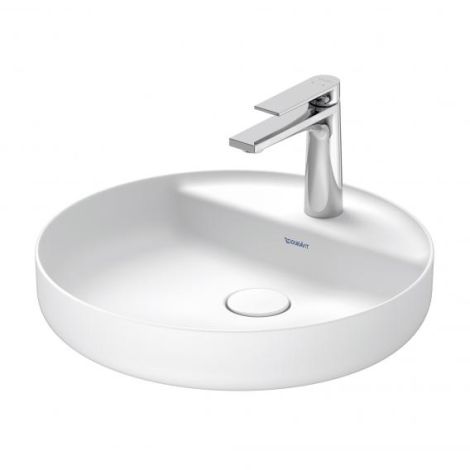 DURAVIT Vitrium umywalka nablatowa 46 cm średnicy z półką na baterię biały mat 2662463271 2662463271 od 