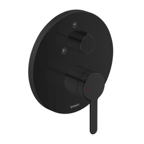 - DURAVIT C.1 bateria prysznicowa do 2 odbiorników czarny mat C14210012046 - C14210012046 - Łazienki Szydłowski