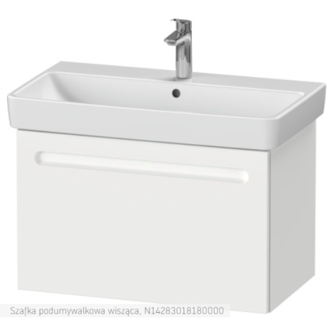  - Duravit No.1 szafka pod umywalkę 74x42,6 cm z 1 szufladą biały mat N14283018180000 - N14283018180000 - Łazienki Szydłowski