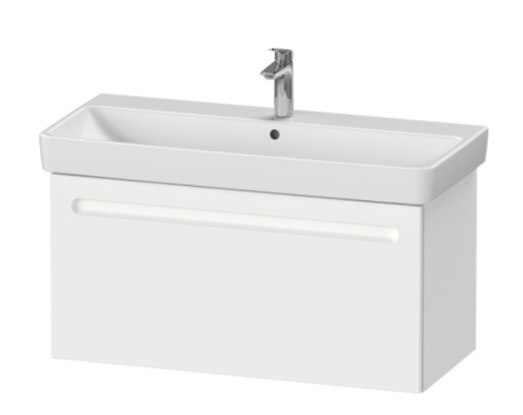  - Duravit No.1 szafka pod umywalkę 94x42,6 cm z 1 szufladą biały mat N14290018180000 - N14290018180000 - Łazienki Szydłowski