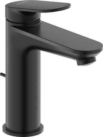 - DURAVIT Wave bateria umywalkowa M czarny mat WA1020001046 - WA1020001046 - Łazienki Szydłowski