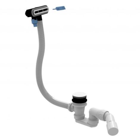 - Villeroy&Boch Loop&Friends zestaw odpływowy i przelewowy, kompletny zestaw biały mat U909591RW - U909591RW - Łazienki Szydłowski