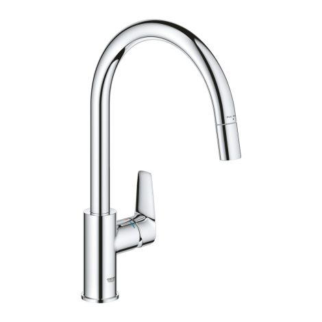 GROHE-BauEdge bateria kuchenna z wyciąganą wylewką chrom 30536000 30536000 od 