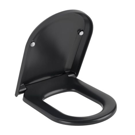 - VILLEROY&BOCH Hommage deska sedesowa pure black 8809S1R7 - 8809S1R7 - Łazienki Szydłowski