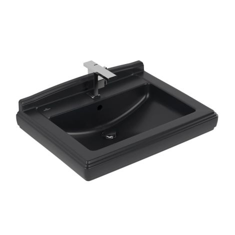 VILLEROY&BOCH Hommage umywalka 75x58 cm pure black z CeramicPlus 710175R7 710175R7 od 