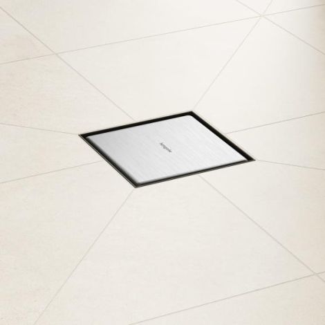 HANSGROHE RainDrain Point odpływ punktowy 15 x15 cm, kolor stal nierdzewna szczotkowana 56249800 56249800 od 