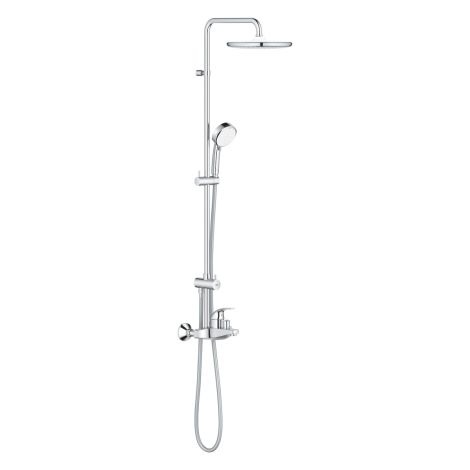  - GROHE-Tempesta Cosmopolitan System 250 System prysznicowy z jednouchwytową baterią ścienną chrom 26674000 - 26674000 - Łazienki Szydłowski