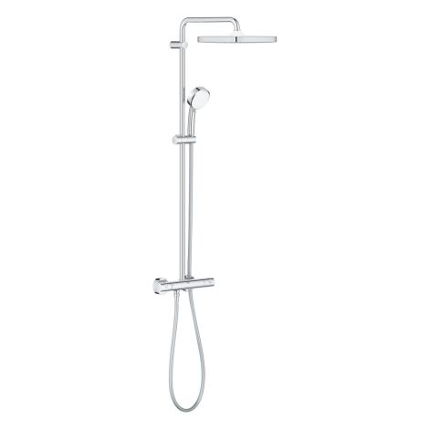  - Grohe-Tempesta Cube Zestaw prysznicowy z termostatem chrom 26689000 - 26689000 BQ - Łazienki Szydłowski