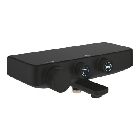 - GROHE-Grohtherm SmartControl Bateria wannowa z termostatem, phantom black 102168KF00 - 102168KF00 - Łazienki Szydłowski