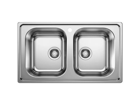  - BLANCO DINAS 8 zlewozmywak 86x50 cm odwracalny stal szczotkowana 523377 - 523377 - Łazienki Szydłowski