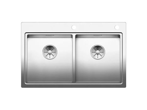 BLANCO DIVON II 8-IF zlewozmywak 86x51 cm, korek auto., InFino stal polerowana 521663 521663 od 