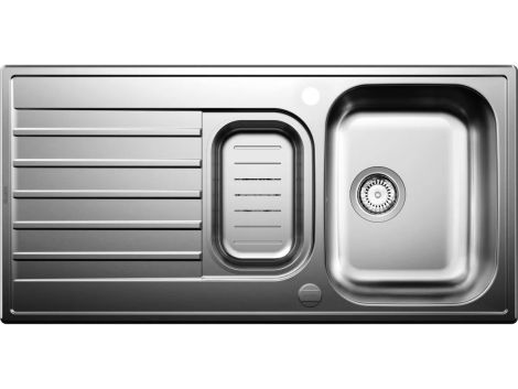 BLANCO LIVIT II 6 S zlewozmywak 100x50 cm odwracalny, korek auto., odsączarka stalowa, stal szczotkowana 526625 526625 od 