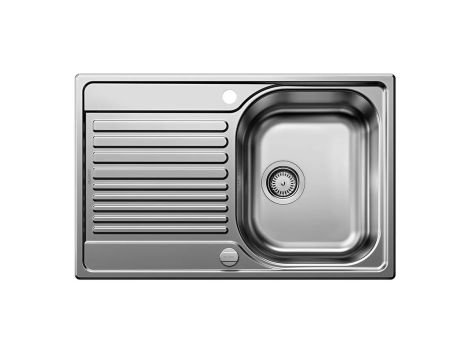  - BLANCO TIPO 45 S Compact zlewozmywak 78x50 cm, korek auto. stal nierdzewna mat 514104 - 514104 - Łazienki Szydłowski
