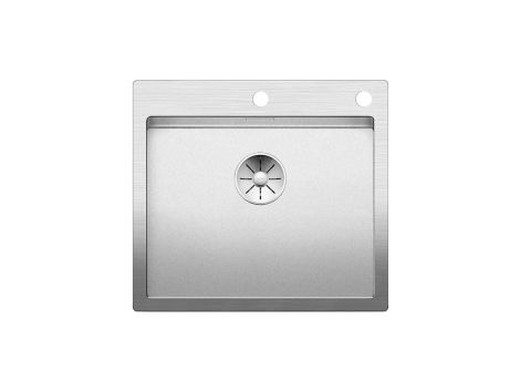 - BLANCO CLARON 500-IF/A zlewozmywak 56x51 cm, korek auto., InFino, PushControl, stal szlachetna Durinox 523393 - 523393 - Łazienki Szydłowski