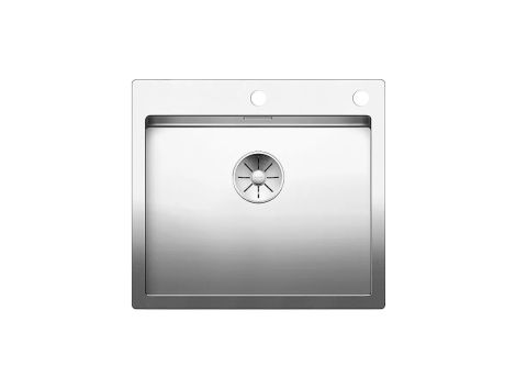 - BLANCO CLARON 500-IF/A zlewozmywak 56x51 cm, korek auto., InFino, PushControl, stal polerowana 521633 - 521633 - Łazienki Szydłowski