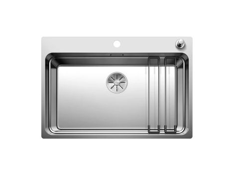 BLANCO ETAGON 700-IF/A zlewozmywak 74x50 cm , korek auto., InFino, szyny stal polerowana 524274 524274 od 