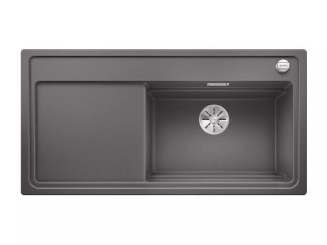  - BLANCO ZENAR XL 6 S-F SteamerPlus Silgranit szarość skały prawa, korek auto., InFino, deska jesionowa, GN1/2, GN1/3 524083 - 524083 - Łazienki Szydłowski