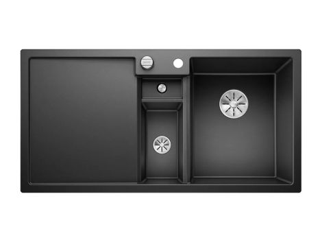  - BLANCO COLLECTIS 6 S Silgranit zlewozmywak 100x51 cm komora prawa, korek auto., InFino, wkład z pokrywką, antracyt 523344 - 523344 - Łazienki Szydłowski