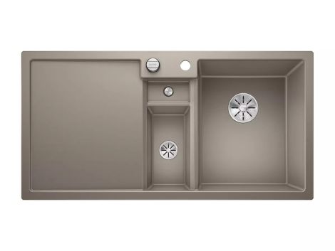BLANCO COLLECTIS 6 S Silgranit zlewozmywak 100x51 cm, komora prawa, korek auto., InFino, wkład z pokrywką, tartufo 523351 523351 od 