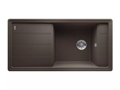  - BLANCO FARON XL 6 S Silgranit zlewozmywak 100x50 cm odwracalny, InFino kawowy 524812 - 524812 - Łazienki Szydłowski
